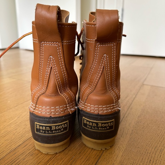 LIKE NEW LLBean Bean Winter Snow / Rain Brown Boots. Size 7 - Picture 5 of 6